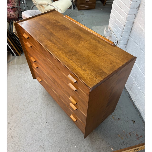 Mid 20th Century Mid- Century Russel Wright for Conant Ball Lowboy Dresser For Sale - Image 5 of 10