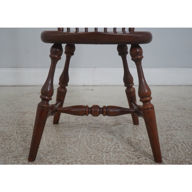 Set of 8 Frederick Duckloe Cherry Windsor Dining Chairs For Sale - Image 11 of 18