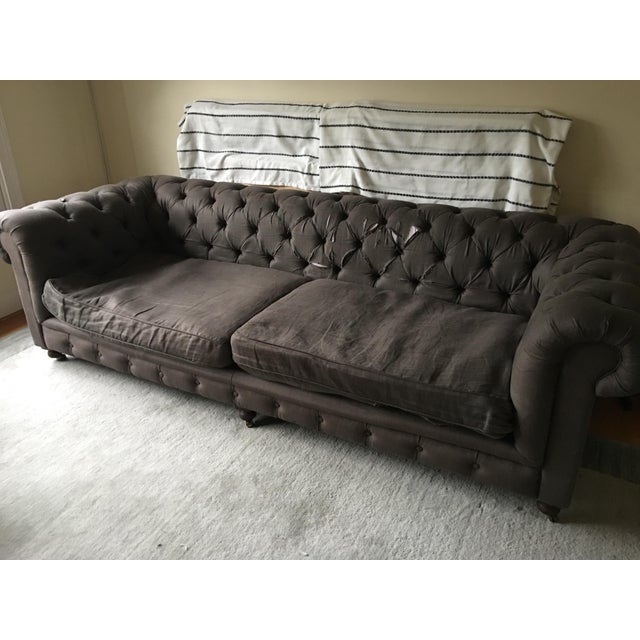 Restoration Hardware Luxe Kensington Couch | Chairish