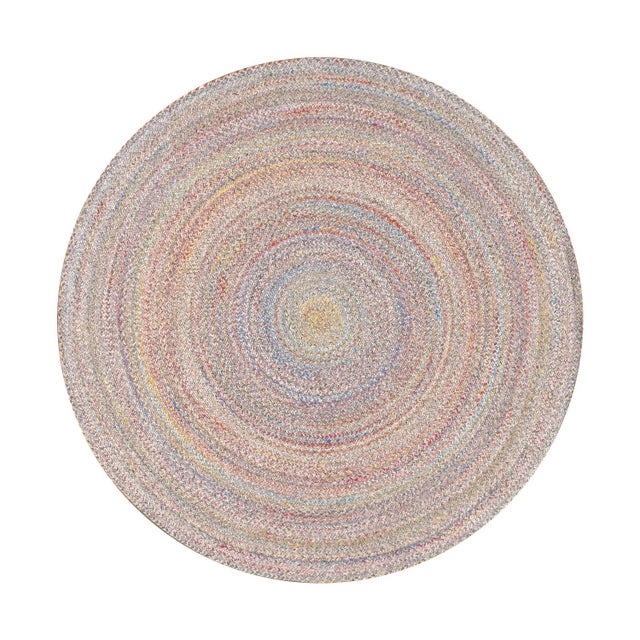 Textile Ponta Indoor/Outdoor Multicolor Area Rug, 5' 0'' X 5' 0'' For Sale - Image 7 of 7
