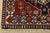Textile Yalameh Rug 2’9” X 4′ Blue Wool Vintage Tribal Hand-Knotted Oriental Carpet For Sale - Image 7 of 10