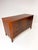 1940's Swedish Dresser By AB Seffle Möbelfabrik. Three drawer curved dresser. Mahogany.