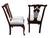 1990s 2 Pennsylvania House Cherry Dining Room Armchairs Chippendale Sheild Back For Sale - Image 11 of 14
