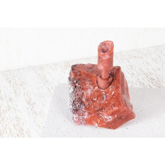 Red Glass Abra Candelabra by Studio Do For Sale - Image 4 of 5