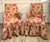 Textile Pair of Vintage Skirted Swan Arm Chairs With Red Embroidered Textile For Sale - Image 7 of 15
