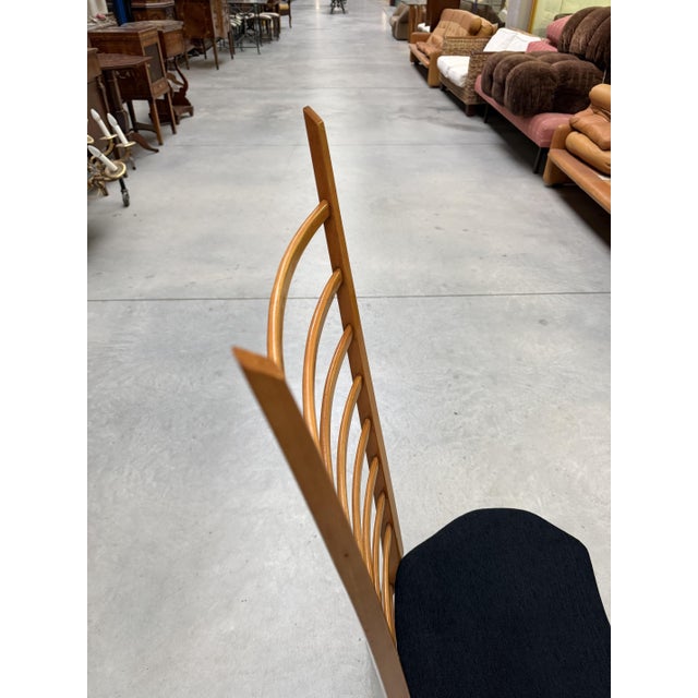 1960s Vintage Chiavarine Model Chairs in Light Wood, 1960, Set of 4 For Sale - Image 5 of 13