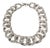 Kenzo Paris Silver Plate Floral Choker Necklace For Sale