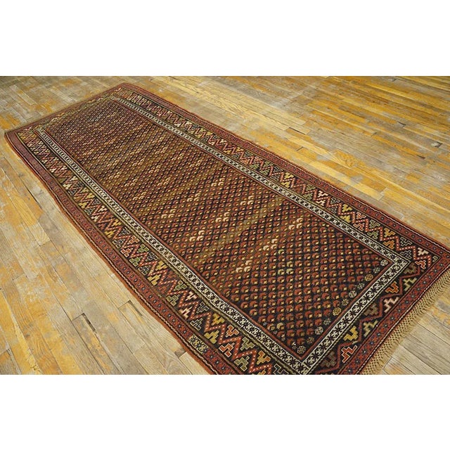 Antique Caucasian - Soumak rug, size: 3'8" x 9'2".