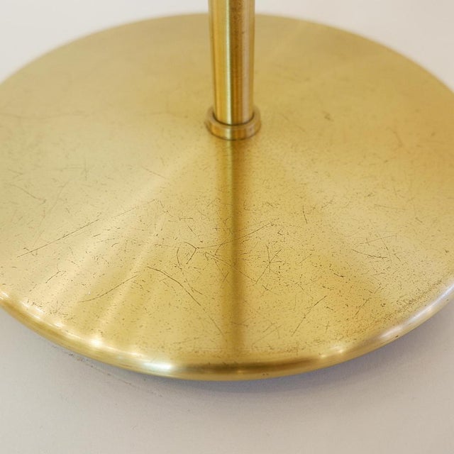 Gold Table Lamp with Original Silk Lampshade from Staff Leuchten, 1960s For Sale - Image 8 of 14