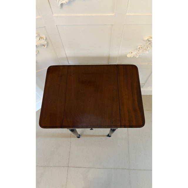 19th Century Antique Regency Free Side Table, 1820s For Sale - Image 9 of 18