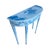 Vintage Italian Demi-Lune Chinoaserie Hand Painted Console. For Sale - Image 4 of 5