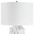 Nautical Faux White Coral Table Lamp For Sale - Image 3 of 4