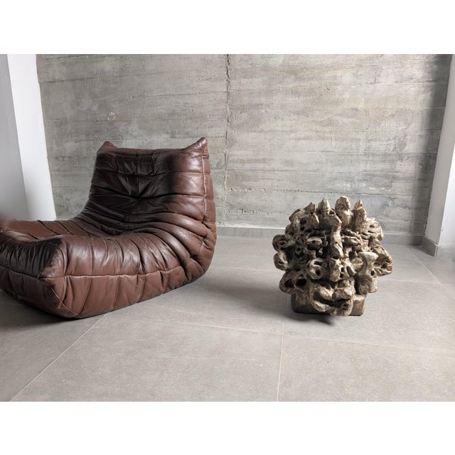 Large Organic Sculpture in Glazed Stoneware with Coral Forms, 2002 For Sale - Image 9 of 16