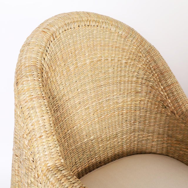 2020s Ghost Drapery Armchair For Sale - Image 5 of 9