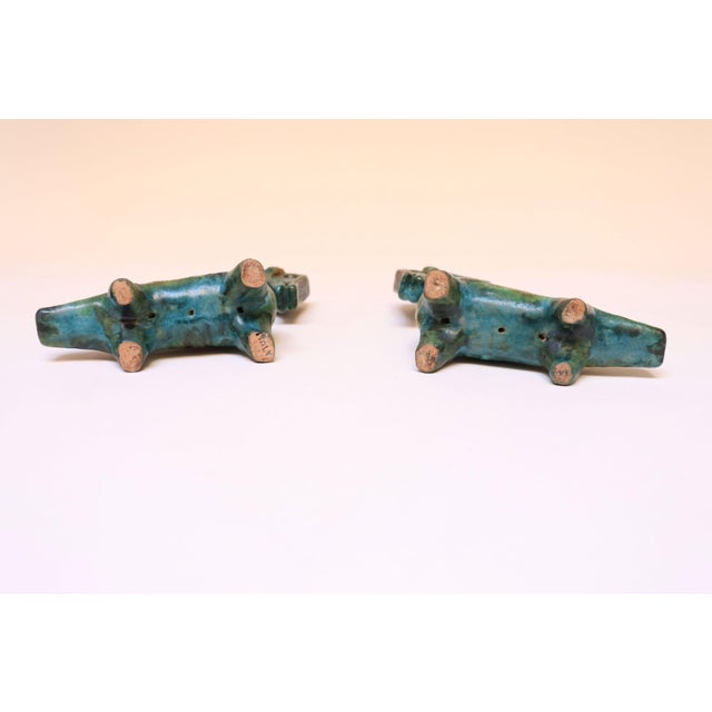 Pair of Italian Modernist Sea Garden Ceramic Horses by Alvino Bagni for Raymor For Sale In New York - Image 6 of 12