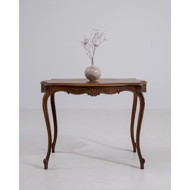 Louis XV Side Table in Original Patina, Rococo Style, France, 19th Century For Sale - Image 11 of 12