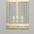 French Ivory Metal Lantern For Sale - Image 4 of 4