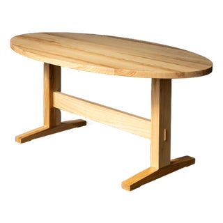 Vulcan Table in Urban Ash for Breakfast Nook or Study For Sale