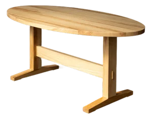Vulcan Table in Urban Ash for Breakfast Nook or Study