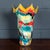Vintage Italian Hand Blown Millefiori Glass Vase, Murano, 1980s For Sale - Image 4 of 9