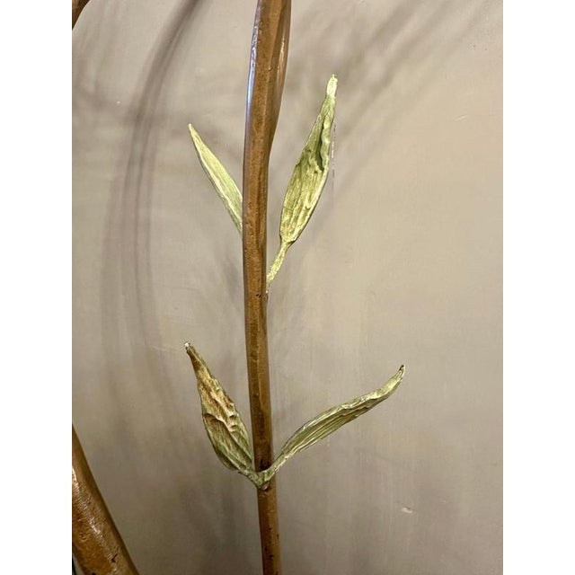 Large French Olivia Floor Lamp by Jean Claude Mahey, 1980s For Sale - Image 6 of 14