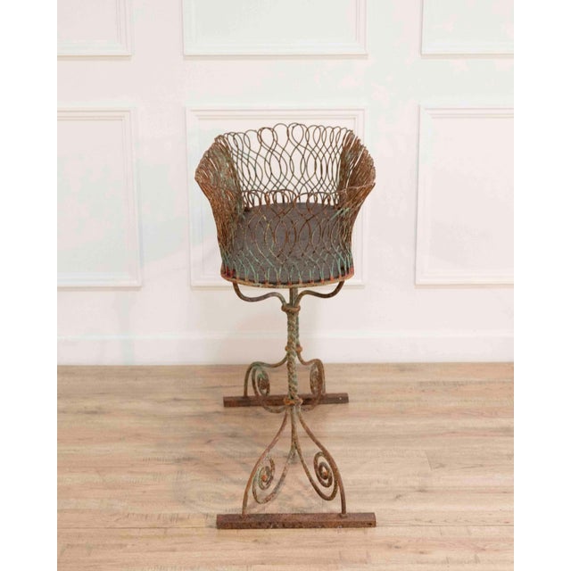 Large 19th Century French Wrought Iron Planter, Napoleon III Period For Sale - Image 11 of 14