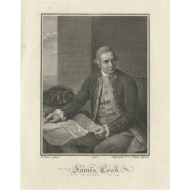 Early 19th Century After Dance, Portrait of James Cook, 1803, 1803, Print For Sale - Image 5 of 5
