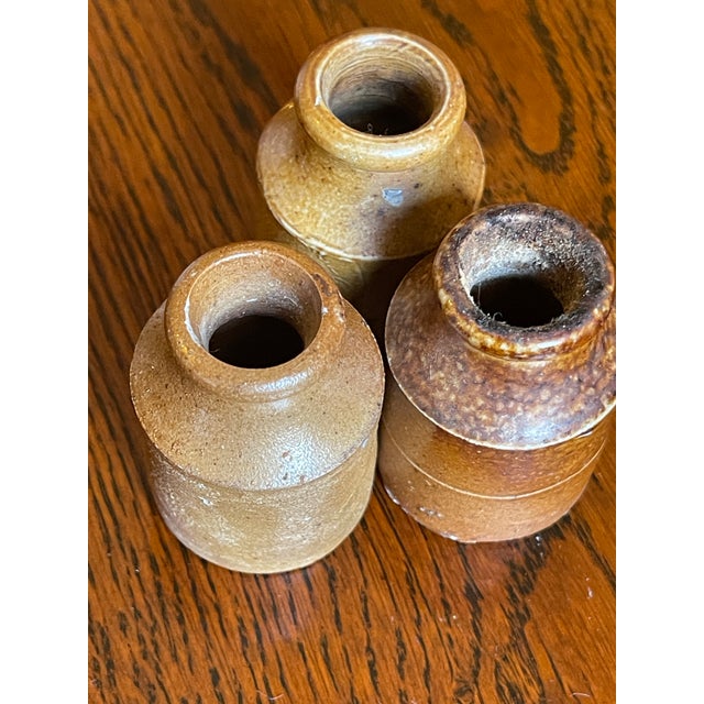 The Earthy Schoolroom Collection A charming vignette of four authentic Victorian utilitarian stoneware vessels. This set...