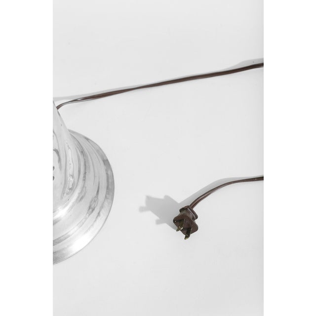 Silver 1990s Studio Pewter Lamp Set by Peter Fontier For Sale - Image 8 of 8