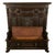 Wood Antique 19th Century Italian Renaissance Revival Carved Hall Bench Storage Settle 1880 For Sale - Image 7 of 15