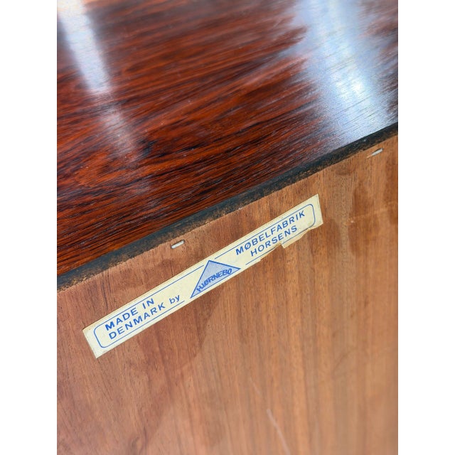 Hjørnebo Møbelfabrik Rosewood Storage Sideboard Danish Mid-Century Modern 1960s For Sale - Image 9 of 13