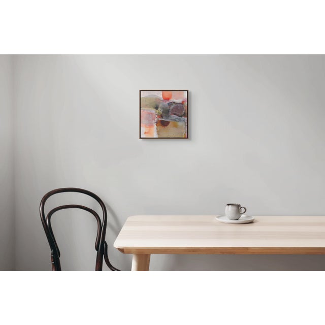 Greet Helsen Contemporary Abstract Acrylic on Canvas "Archaic Landscape" by Greet Helsen For Sale - Image 4 of 5