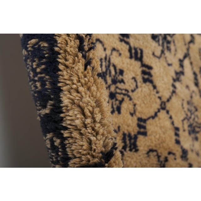 Textile Vintage Turkish Yellow Karapinar Tulu Rug 3'7'' X 6'3'' For Sale - Image 7 of 11