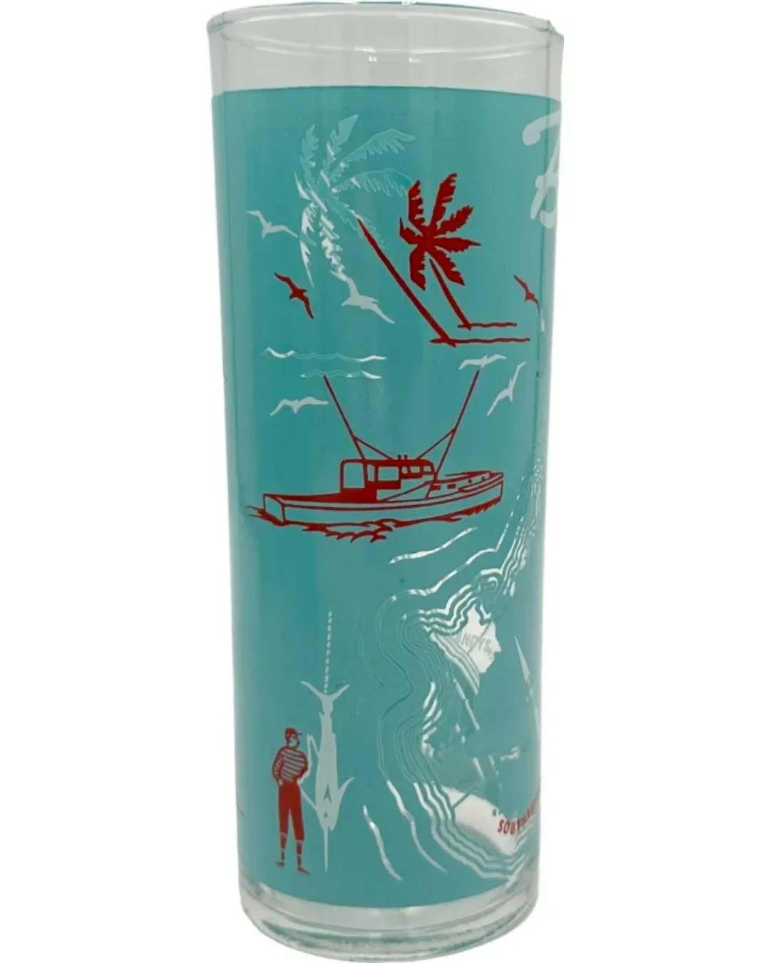 Vintage Bermuda Collins Highball Cocktail Glasses Barware- Set of 6 ...