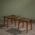 Teak Stools with Black Leather Cushions by P. Jensen, Denmark, 1960s, Set of 2 For Sale - Image 10 of 10