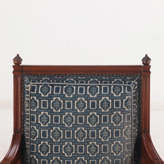 1940s A French Louis XVI Style Open Armchair, C. 1940. For Sale - Image 5 of 6