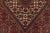 Textile Fine Bidjar Rug 4’8” X 6’10” Red Wool Traditional Hand-Knotted Oriental Carpet For Sale - Image 7 of 13