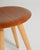 Stool with teak seat and solid beech legs. Scandinavian production, 1950s/1960s. Made in Scandinavia between the 1950s and...
