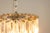 Metal Translucent Murano Glass Pendant Lamp by Venini, 1980s For Sale - Image 7 of 11