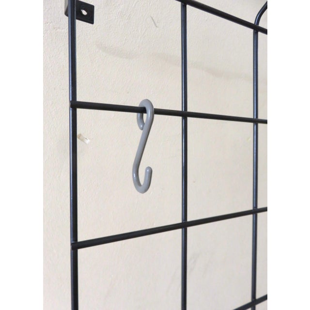 Black String Coat Rack by Karl Fichtel for Drahtwerke Erlau, 1950s For Sale - Image 14 of 18