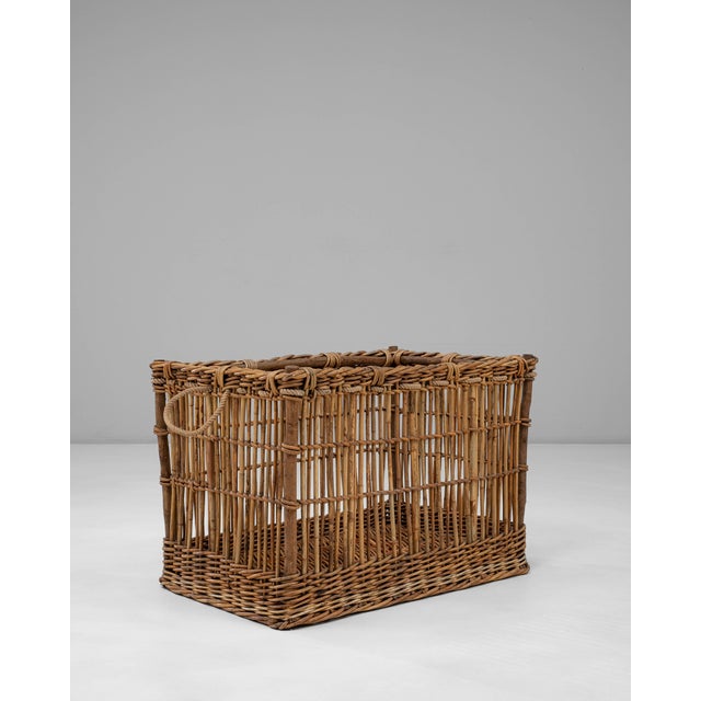 1920s French Wicker Basket For Sale - Image 4 of 18