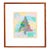 1985 Gouache Painting of a Christmas Tree by William Itter For Sale