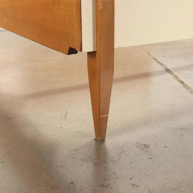 Wood Bed Frame in Laminate & Mahagony, 1960s For Sale - Image 7 of 10