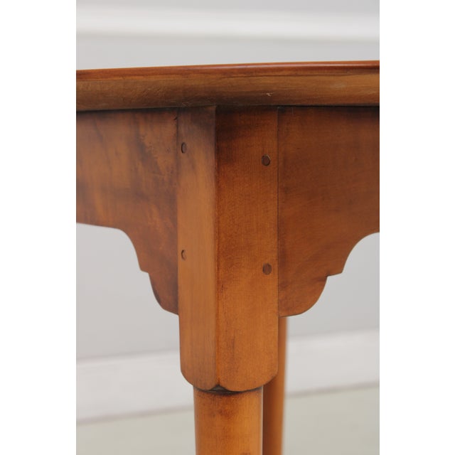 Eldred Wheeler Cherry Oval Occasional Table For Sale - Image 11 of 13