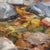 Stream Bed by Judd Mercer | Oil on Panel Depiction of a rocky stream with colorful pebbles. For Sale