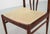 Scandinavian Wood Spindle Back Dining Chairs with Caramel Leatherette Upholstery, 1970s, Set of 4 For Sale - Image 6 of 16