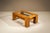 Brutalist Coffee Table in Oak attributed to Giuseppe Rivadossi, Italy, 1970s For Sale - Image 3 of 12