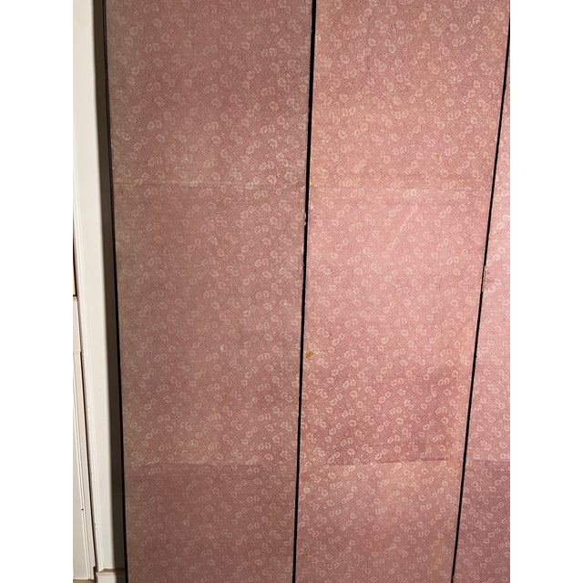 Large Neoclassical Pompeian Style Six Panel Folding Screen With Trompe L’Oeil Interior Scene For Sale - Image 4 of 12
