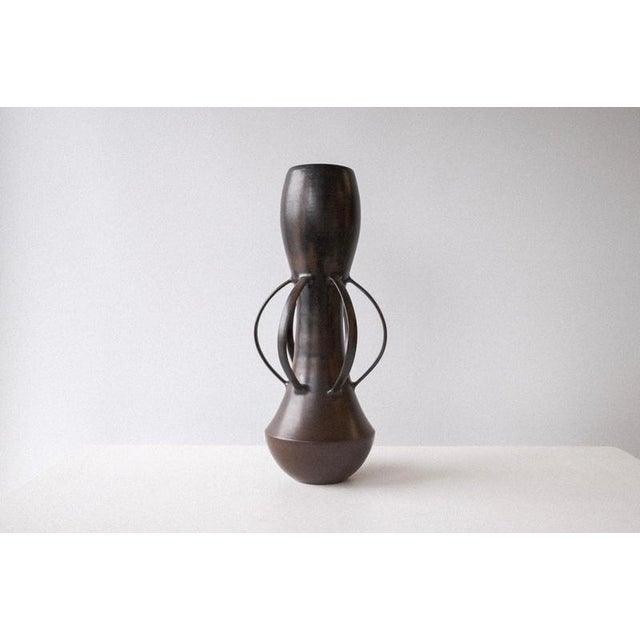 Symbiosis Vase in Wheel-Thrown Glazed Stoneware by Robin Kerr Unique Piece. Dimensions: D 21 x W 21 x H 50 cm. Materials:...