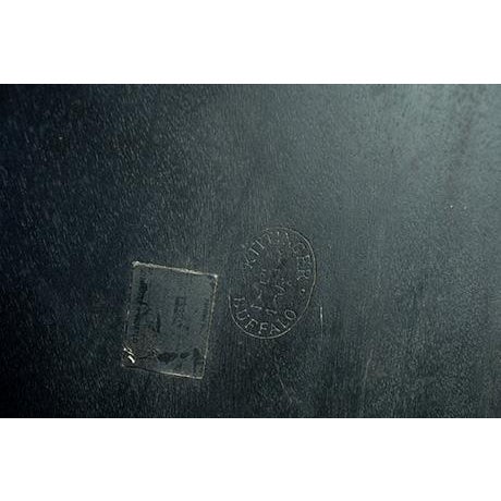 1980s Kittinger Octagonal Chinese Chippendale Faux Bamboo Coffee Table, Original Gold Leaf Finish For Sale - Image 12 of 16